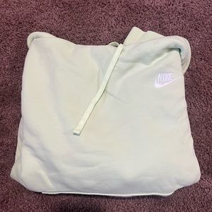 Bright green Nike hoodie